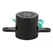 Avertisseur sonore électronique continu 220 V CA, étanche, pour la maison, l'école et l'hôpital (noir).