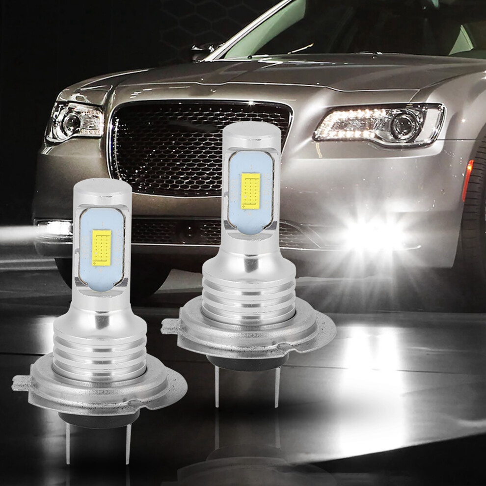 2Pcs 80W 6000K H7 Led Car Fog Lights 12V, Easy Install White 4961363284482