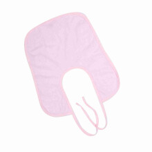 Erwachsenen-Lätzchen S Pink Bambus+TPU Wasserdicht 31x42cm