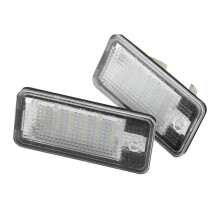 A3 3W 12V LED Kennzeichenleuchten Weiß 6000K 2 Stück