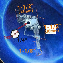 Inclinateur de baguette discret et universel pour stores horizontaux de 5 cm (2 pouces) - Mécanisme