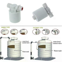 Vanne de régulation automatique du niveau d'eau pour réservoir de tour à bille flottante