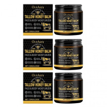 (3pcs) Organic Tallow Honey Balm - Deep Hydrating Face & Body, Soothing Balm for All Skin Types, anti-dry Natural Skin Care for Women