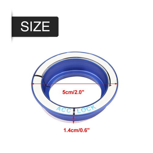 Car Key Hole Cover for Ford Focus Blue Ignition Switch Ring Easy Fit on ...
