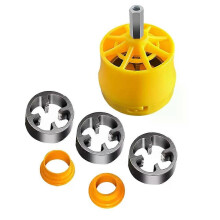 1 jeu de filières manuelles pour plomberie avec filières de 1/2 pouce, 3/4 pouce et 1 pouce, filière