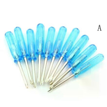 (A) 10 petits tournevis de 20 mm pour le démontage et la réparation de téléphones portables. Outils