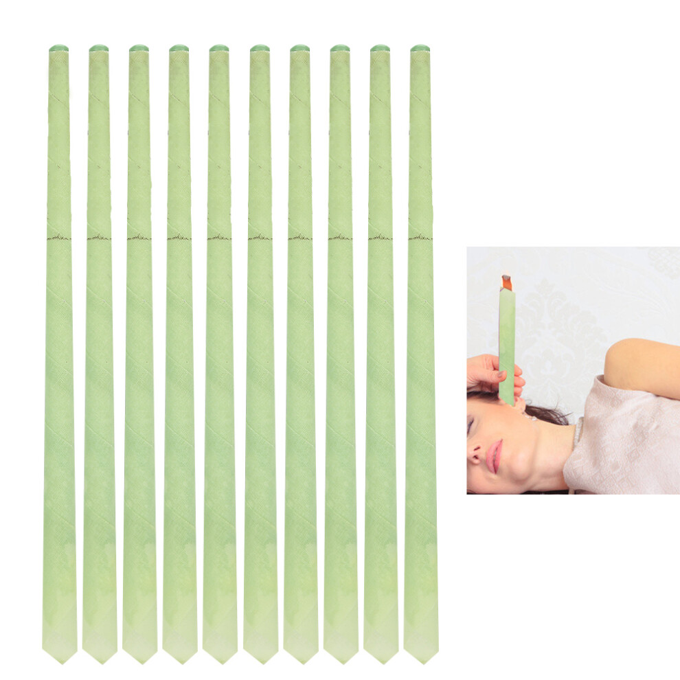 Green Nontoxic Ear Wax Candles, 5 Pairs, Earcare Tools