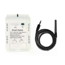 1 capteur de température intelligent RF433 16A/20A pour Tuya WIFI avec application de contrôle à distance
