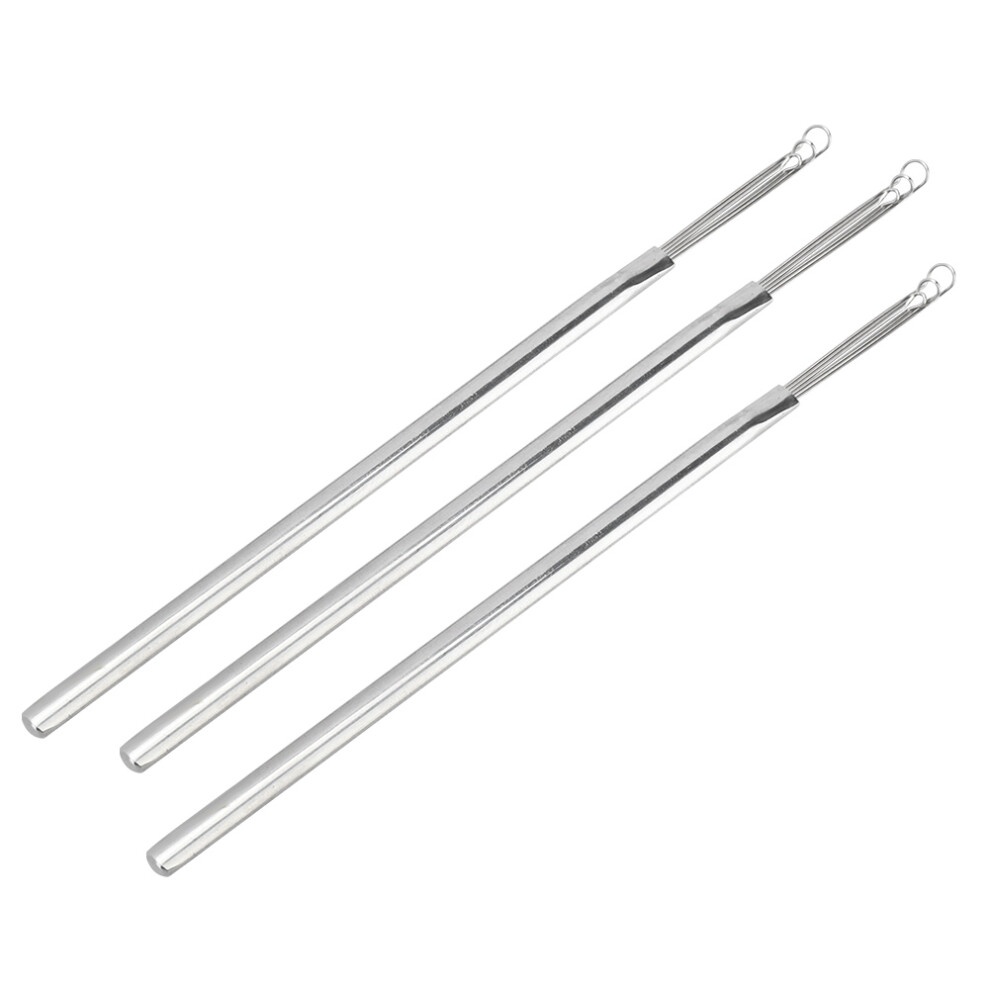 Portable Stainless Steel Earwax Cleaner 3pcs - Gentle Canal Care