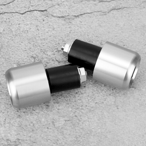 2 Stück Bar-End-Plug 22 mm Lenker 1,8-2,7 cm Silber 2