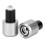 2 Stück Bar-End-Plug 22 mm Lenker 1,8-2,7 cm Silber 5