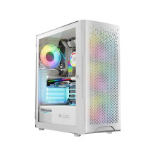 Behuizing - Logic - Aramis ARGB MINIDI - USB 3.0 - Wit - Midi Toren - ATX