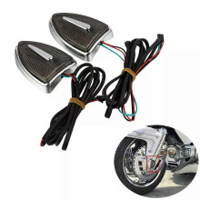 Feux de position avant aérodynamiques pour moto, lentille fumée, compatibles avec Honda Goldwing 1800