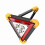 30W Car Breakdown Triangle LED Safety Stop Sign with Red Warning Light 7