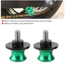 Motorrad CNC-Schwingarm-Spulen 8mm grün für Hinterradständer Paar Australien