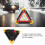 30W Car Breakdown Triangle LED Safety Stop Sign with Red Warning Light 4