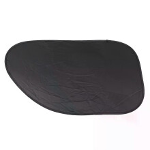2 pare-soleil de vitre latérale de voiture, coloris noir et argent JAS