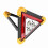 30W Car Breakdown Triangle LED Safety Stop Sign with Red Warning Light 16