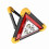 30W Car Breakdown Triangle LED Safety Stop Sign with Red Warning Light 10