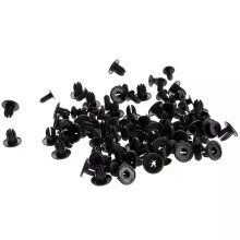 50 rivets de fixation pour pare-chocs, cache-moteur, ailes et panneaux de porte de voiture, avec trou