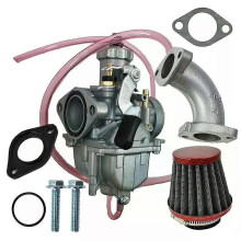 Filtre à air et tuyau d'admission pour carburateur VM22 26 mm, compatible avec les motos tout-terrain