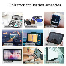 Film polarisant linéaire pour écrans LCD/LED, filtre polarisant, feuille de film polarisant pour photographie