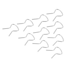 Lot de 10 clips de fixation métalliques pour manivelle de lève-vitre de porte, compatibles avec les
