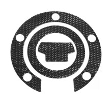 Protection autocollante en carbone pour bouchon de réservoir d'essence/d'huile moteur Yamaha R1/R6 FZ1