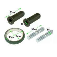 Boulon et joint d'échappement pour scooters, quads, karts, cyclomoteurs, buggies des dunes et autres