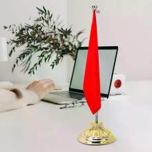 Support de drapeau télescopique pour décoration de bureau, mât de bannière, base résistante à l'usure,