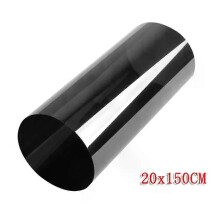 Film solaire transparent noir de protection pour pare-brise avant de voiture (20 cm x 150 cm), anti-UV,
