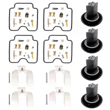 Kit de réparation de carburateur pour Yamaha Fazer FZS1000 (2001-2005) : pièces pour flotteur, papillon