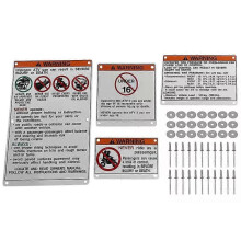 Autocollants d'avertissement pour Yamaha Raptor Blaster Banshee
