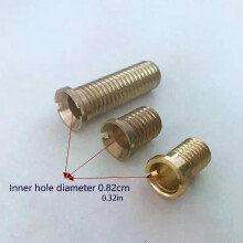 Vis de fixation pour crépine d'évier en cuivre pur, raccord fileté, boulons de fixation pour crépine