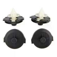 Lot de 10 fixations en plastique noir et blanc pour panneaux de porte intérieurs de voiture 6N1 6N2