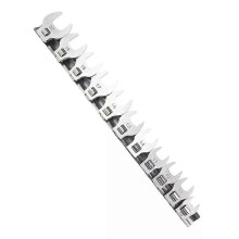 (11 pièces) 8/11 clés à cliquet métriques à œil de 10 à 22 mm, jeu de clés à cliquet à extrémité ouverte