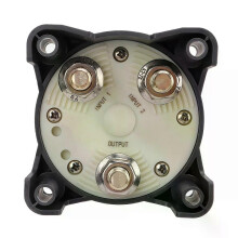 Interrupteur de batterie marine Ă 4 positions, borne M12, sectionneur rotatif 500 A pour camping-car,