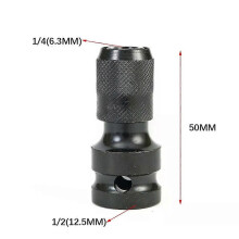 Adaptateur convertisseur pour clé électrique avec douille carrée femelle 1/2 pouce vers douille hexagonale