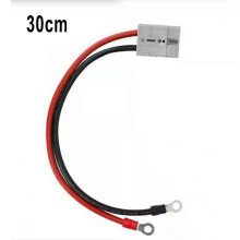 Rallonge étanche 50 A pour connecteur Anderson, câble de calibre 12 AWG vers cosse M8, connecteur de