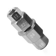 Clé à douille hexagonale universelle portable pour axe de roue avant de moto, accessoire d'outil à main