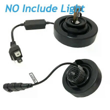Lot de 2 caches anti-poussière pour phares LED de voiture, 80 mm, en caoutchouc souple étanche, pour