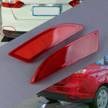 DWCX 1 paire de réflecteurs de pare-chocs arrière gauche et droit en plastique rouge pour voiture BM51515BOAE,