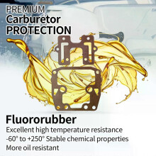 Kits de réparation de carburateur 439076 avec flotteur, compatibles avec les carburateurs Johnson Evinrude