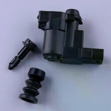 Verrou de trappe de réservoir de carburant avec actionneur, ressort et goupille de verrouillage, compatible