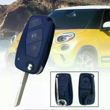 Nouvelle coque de clé de voiture à 3 boutons avec télécommande et rabat pour Fiat Grande Punto Stilo