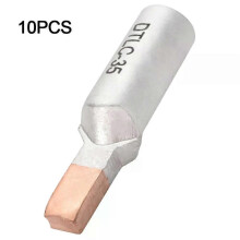 Lot de 10 cosses de câble DTLC pour fils nus, connecteurs à nez pointu, accessoires électriques pour