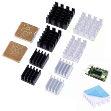 Kit de refroidissement par radiateur et dissipateur thermique en aluminium (5 pièces) pour Raspberry