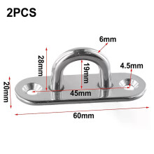 Kit de suspension pour ventilateur de plafond, bateau ou pont, comprenant 2 crochets en forme de U,