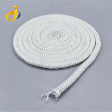 Cordon d'étanchéité élastique blanc ignifugé haute température (25 mm x 2 m) pour portes de four et