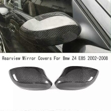 (Côté gauche) Coques de rétroviseurs extérieurs en fibre de carbone pour BMW Z4 E85 2002-2008